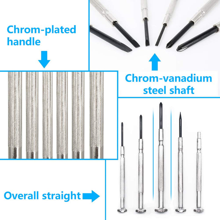11PCS Mini Precision Screwdriver Set, Small Screwdriver Set for Electronics, Toys, Computer, Watch Repair