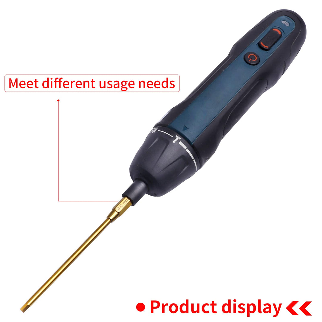 Titanium 1/4 Drive RC Hex Driver Bit Set 1.27mm 1.5mm 2.0mm 2.5mm 3.0mm Allen Wrench Keys Compatible with Electric Drills Impact Drill (5-Pack)