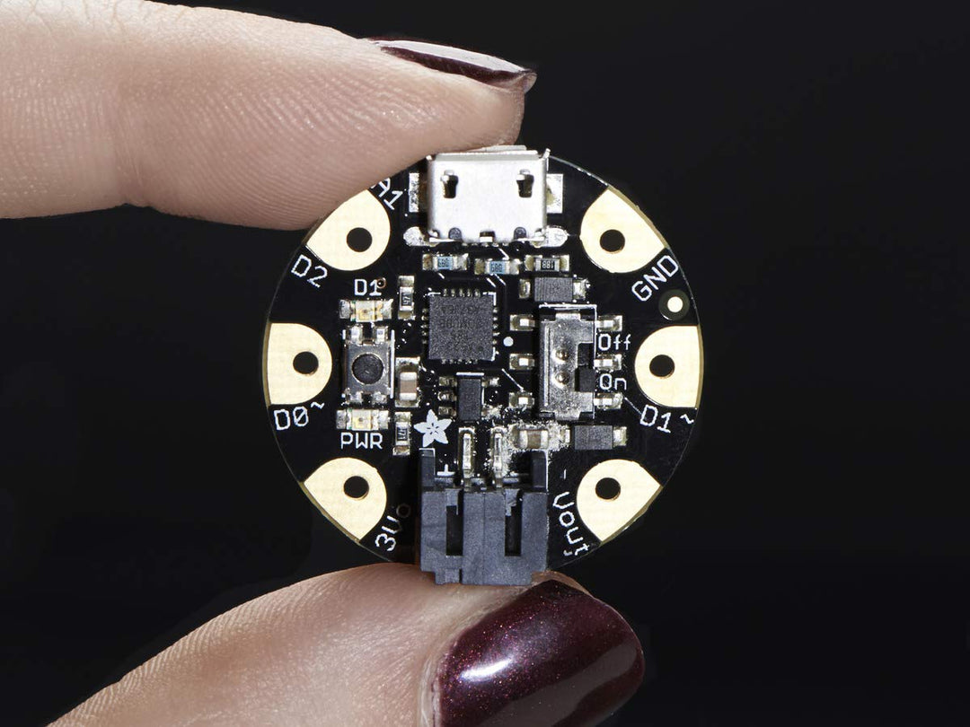 Gemma v2- Miniature Wearable Arduino-Like Electronic Platform