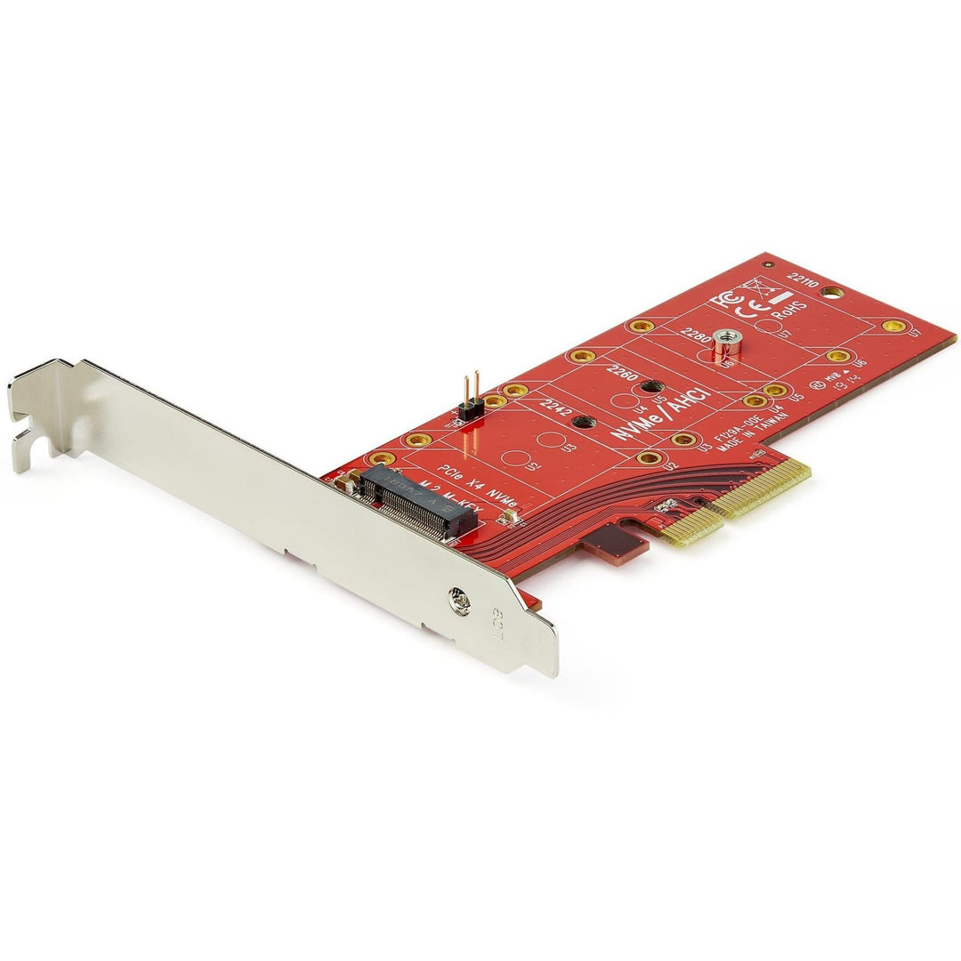 M2 PCIe SSD Adapter - x4 PCIe 3.0 NVMe / AHCI / NGFF / M-Key - Low Profile and Full Profile - SSD PCIe M.2 Adapter , TAA (PEX4M2E1)