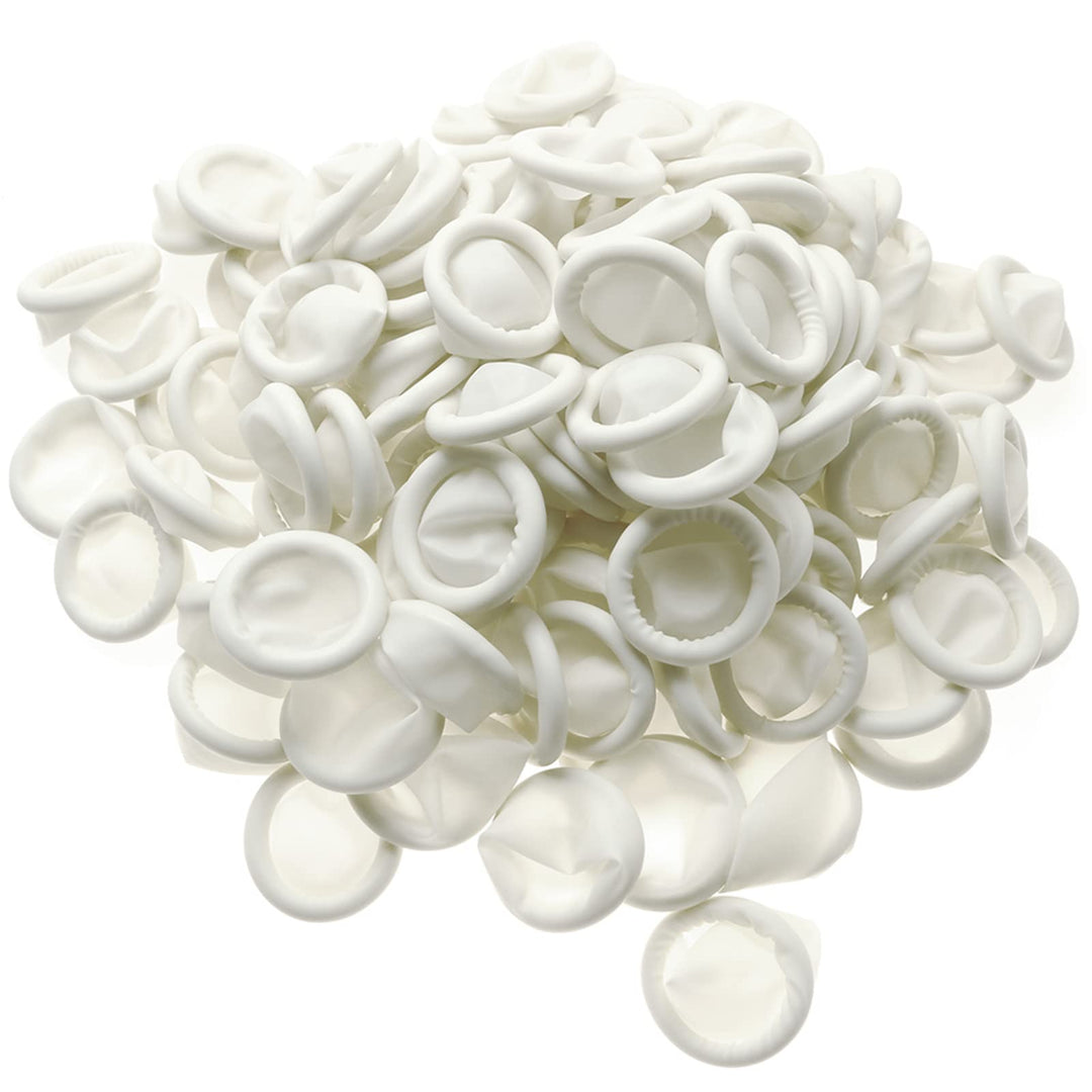 Lind Kitchen 150pcs Disposable Latex Finger Cots Protec