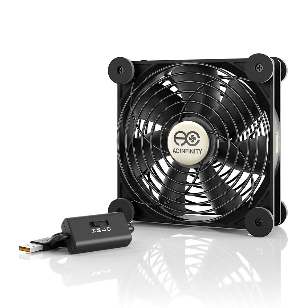 MULTIFAN S3 Quiet 120mm USB Fan for Receiver DVR Playstation Xbox Computer Cabinet Cooling