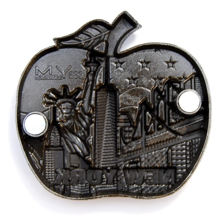 Color May Vary. Big Apple New York Souvenir Metal Fridg