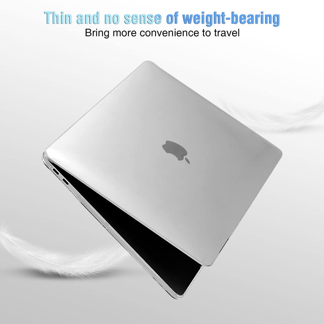 Case Compatible with MacBook Pro 13 inch M2 2024 2023 2022-2016 Release M1 A2338 A2289 A2251 A2159 A1989 A1706 A1708 Protective Hard Case with Keyboard Cover, Screen Protector, Crystal Clear