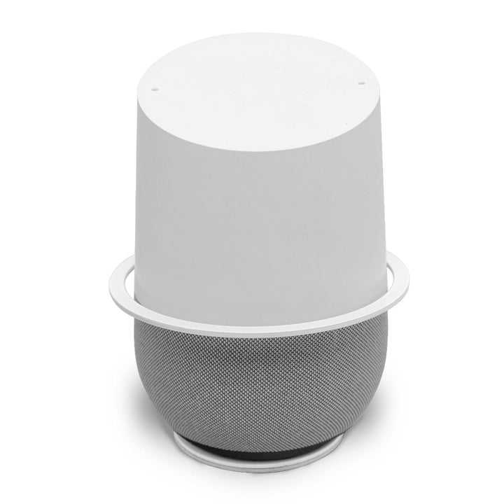 Google Home Wall Mount, Sturdy Metal Made Mount Stand Holder for Google Home.(White)