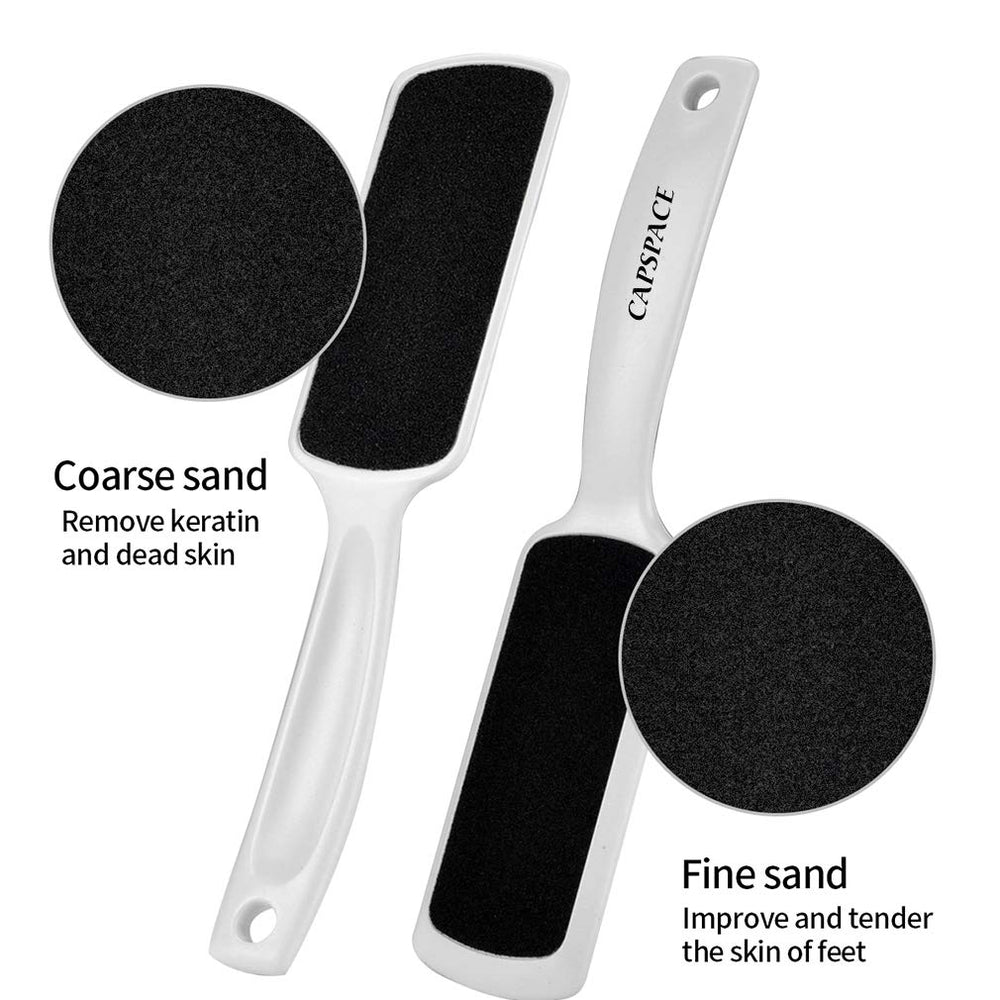 CAPSPACE PedicureÃ‚FootÃ‚RaspÃ‚File CallusÃ‚Remover, Double-Sided Colossal Foot Rasp Foot File And Callus Remover For Dead Skin (Pack of 4)
