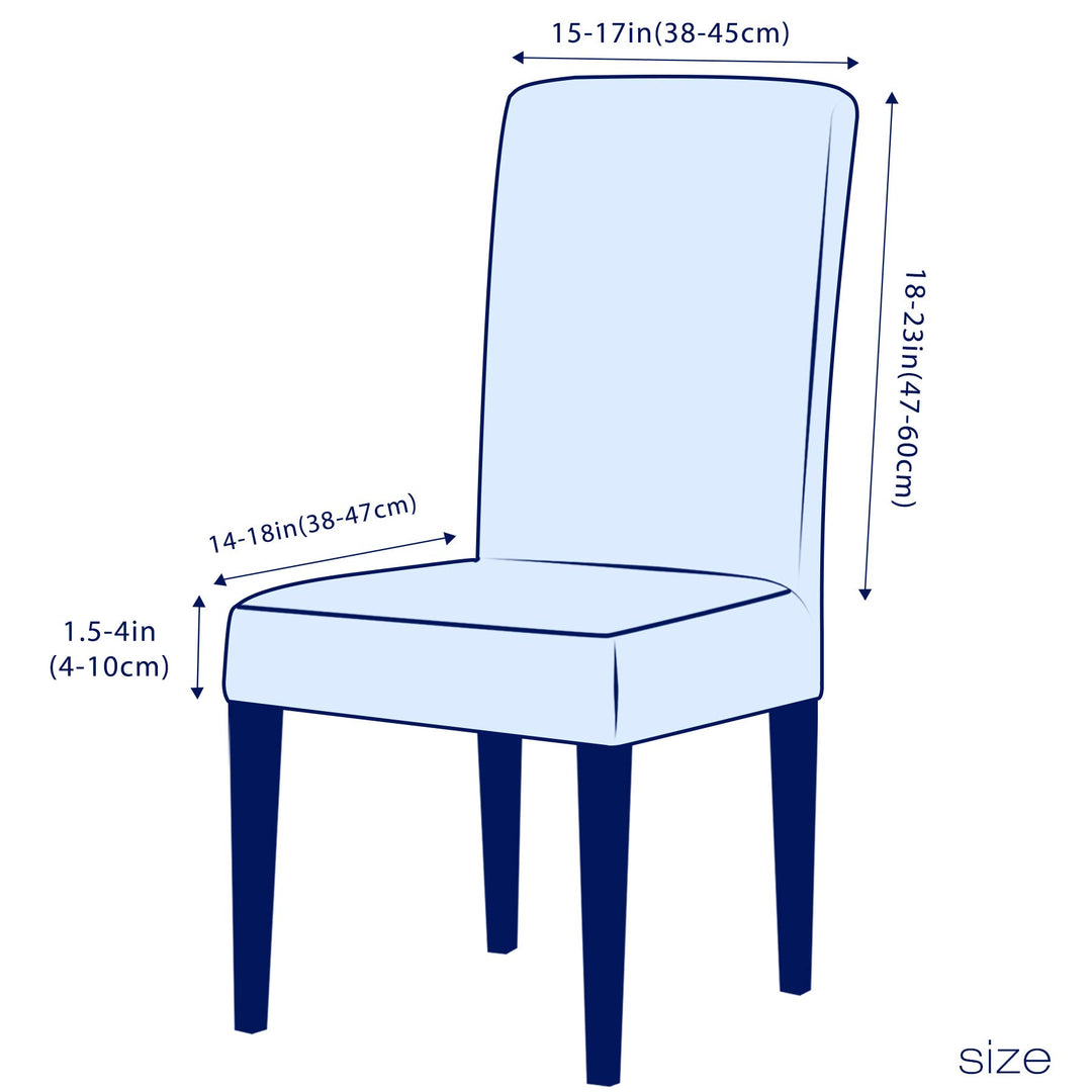 Dining Room Chair Slipcovers Parsons Chair Covers Set of 4 Stretch Dining Chair Covers Removable Washable Kitchen Chair Covers Chair Protector Covers for Dining Room,Party,Hotel(Orange)