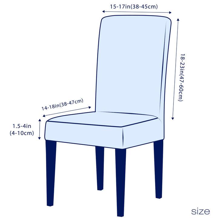 Dining Room Chair Slipcovers Parsons Chair Covers Set of 4 Stretch Dining Chair Covers Removable Washable Kitchen Chair Covers Chair Protector Covers for Dining Room,Party,Hotel(Orange)