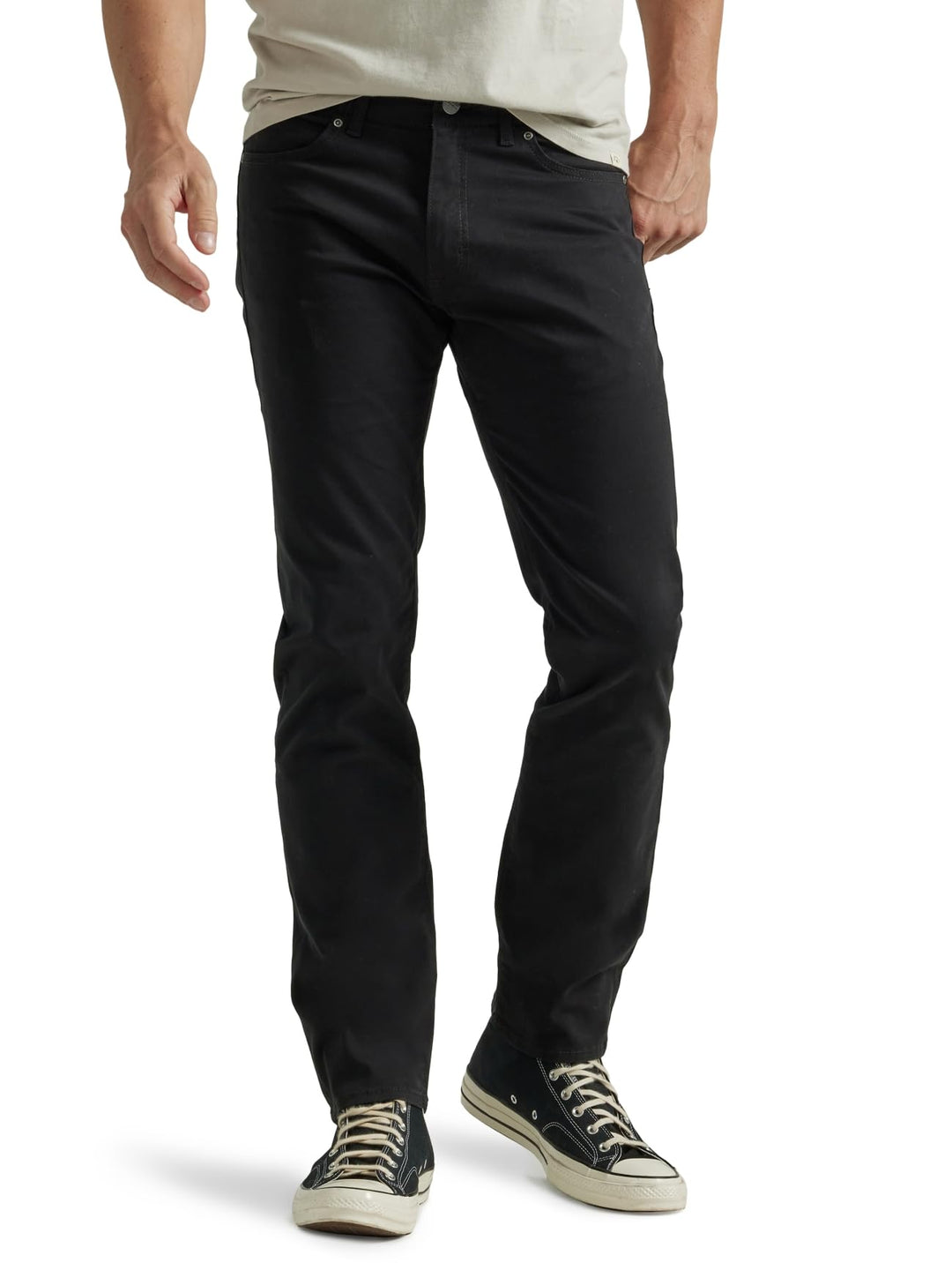 Men&#39;s Extreme Motion Slim Straight Jean Black 34W x 32L