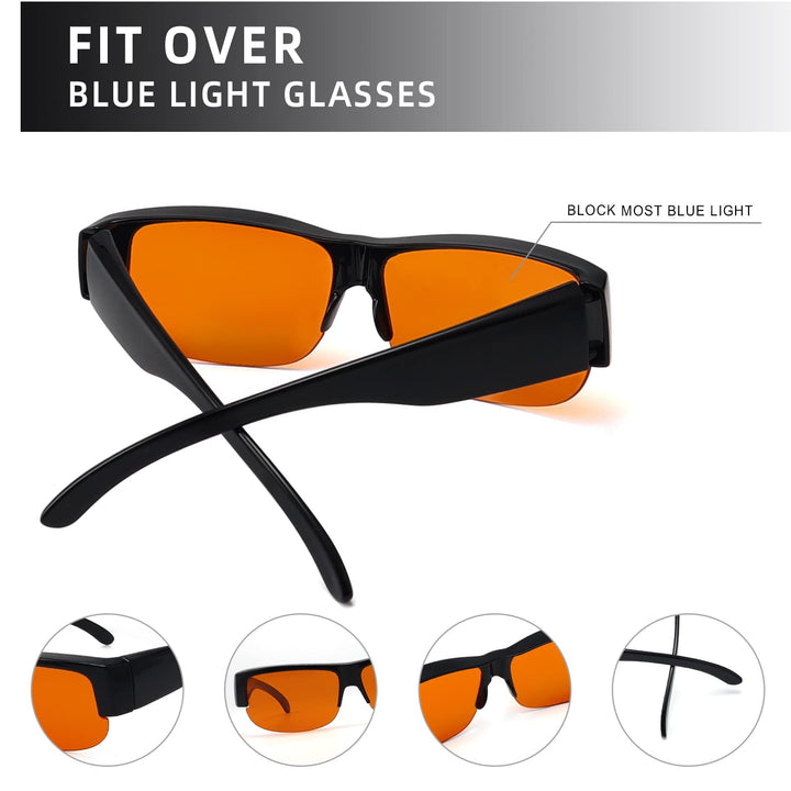 Eyekepper 100% Blue Light Reduction Fitover Anti-Blue B