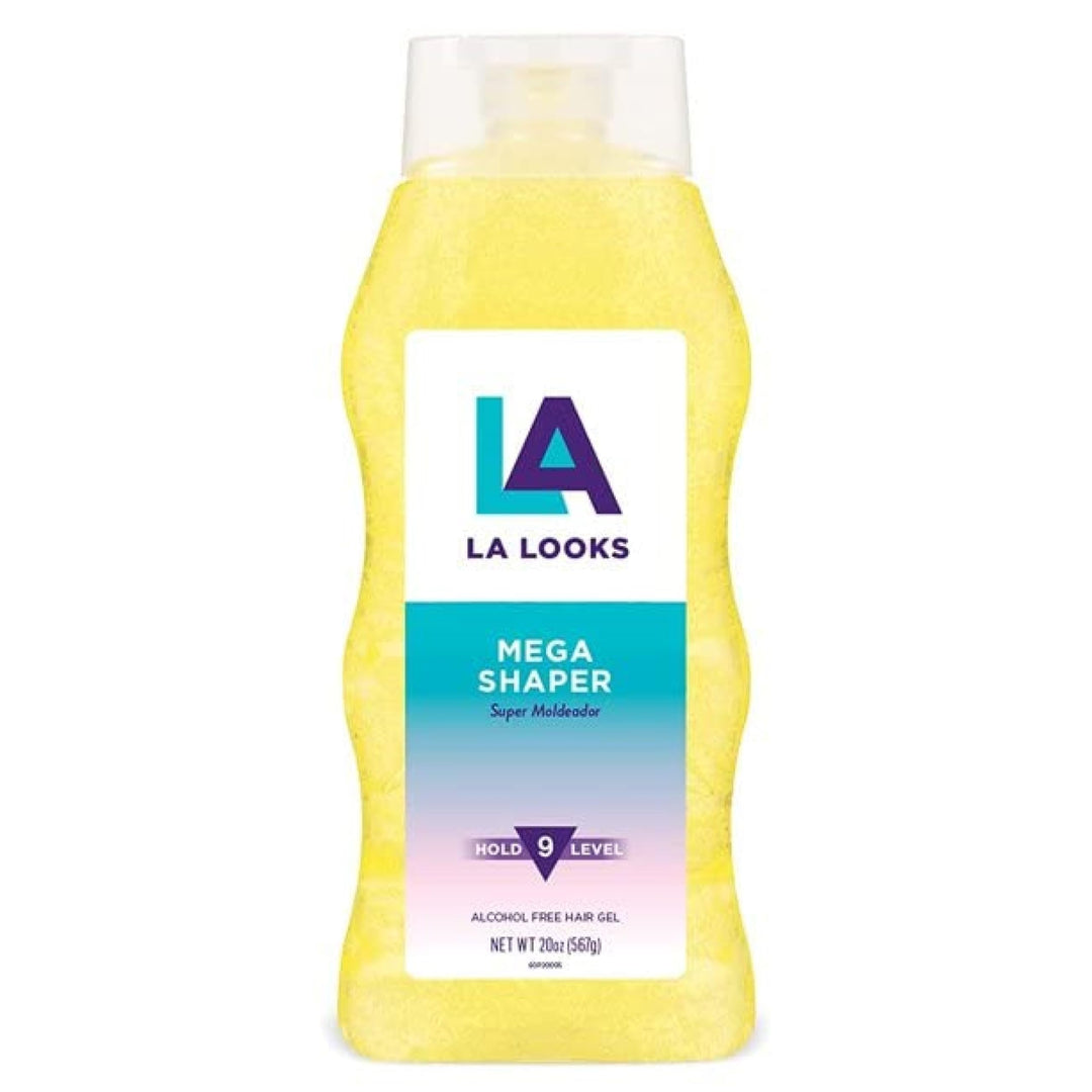 La Looks Gel #9 Mega Mega 20oz (Yellow) (3 Pack)