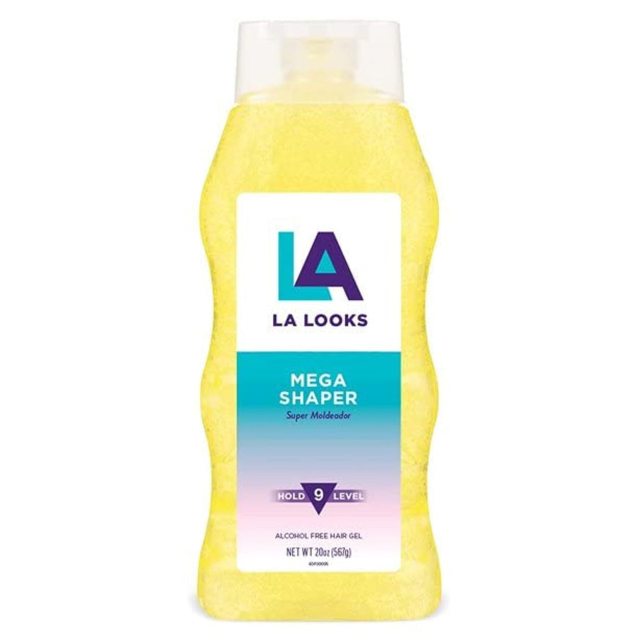 La Looks Gel #9 Mega Mega 20oz (Yellow) (3 Pack)