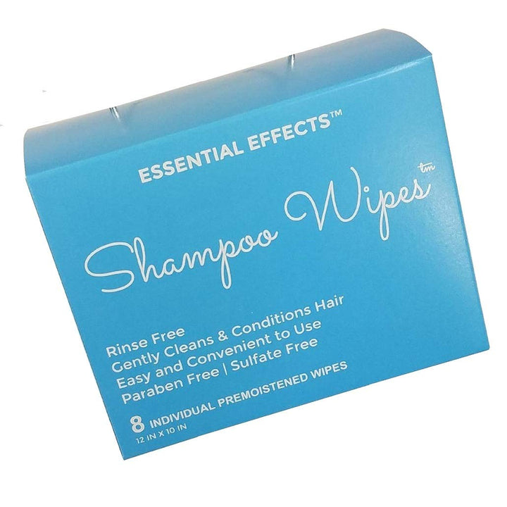 Shampoo Wipes (8) Rinse Free Hair Cleansing Dry No Rinse Shampoo