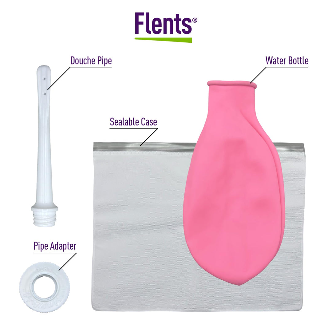 Flents Douche Kit, Compact, Reusable, Great for Travel,