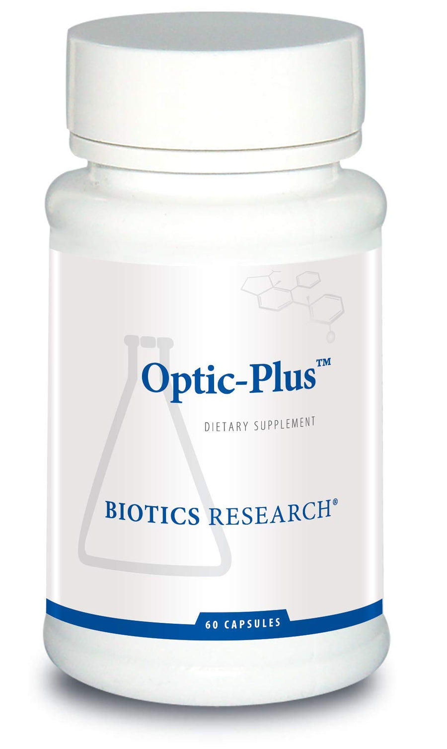 Optic Plus Eye Vitamin & Mineral Support Supplement with Lutein and Zeaxanthin, Healthy Retinal Tissue and Vision 60 Capsules