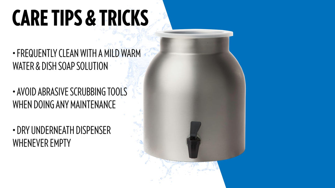 Stainless Steel Water Dispenser, 2.2-Gallon(single)