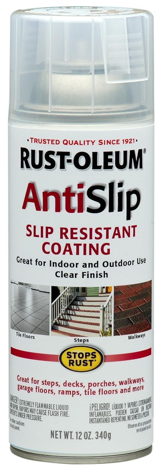 271455 Stops Rust Anti-Slip Spray, 12 oz, Matte finish, Clear