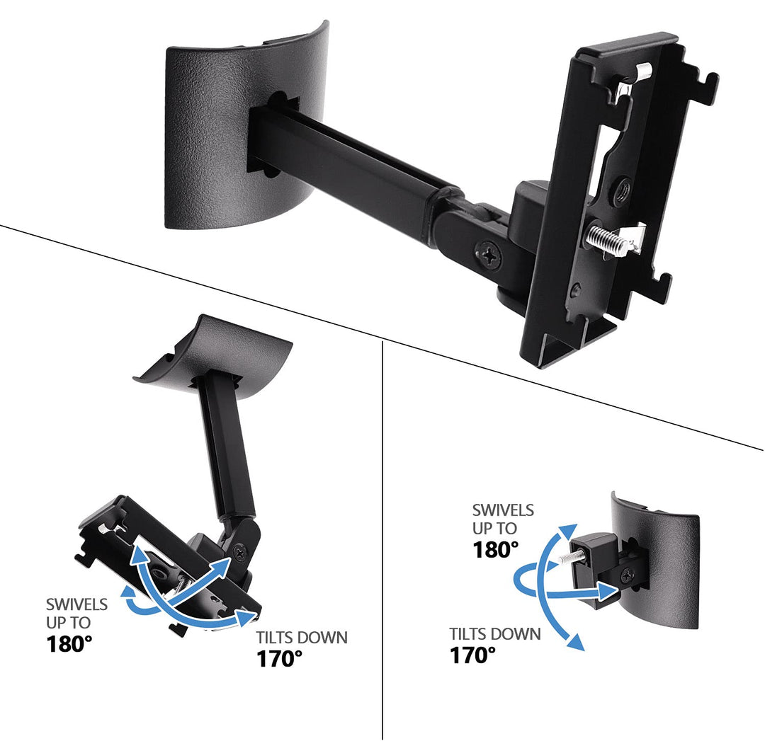 Black UB-20 Series II Wall Mount Ceiling Bracket Stand 