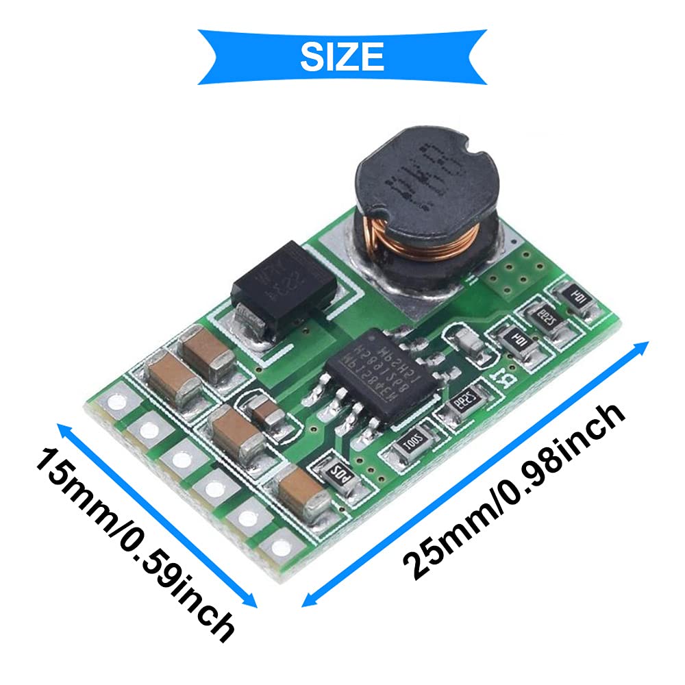 DKARDU 2PCS DC-DC Buck Converter 4.5V-27V to 3V 3.3V 3.