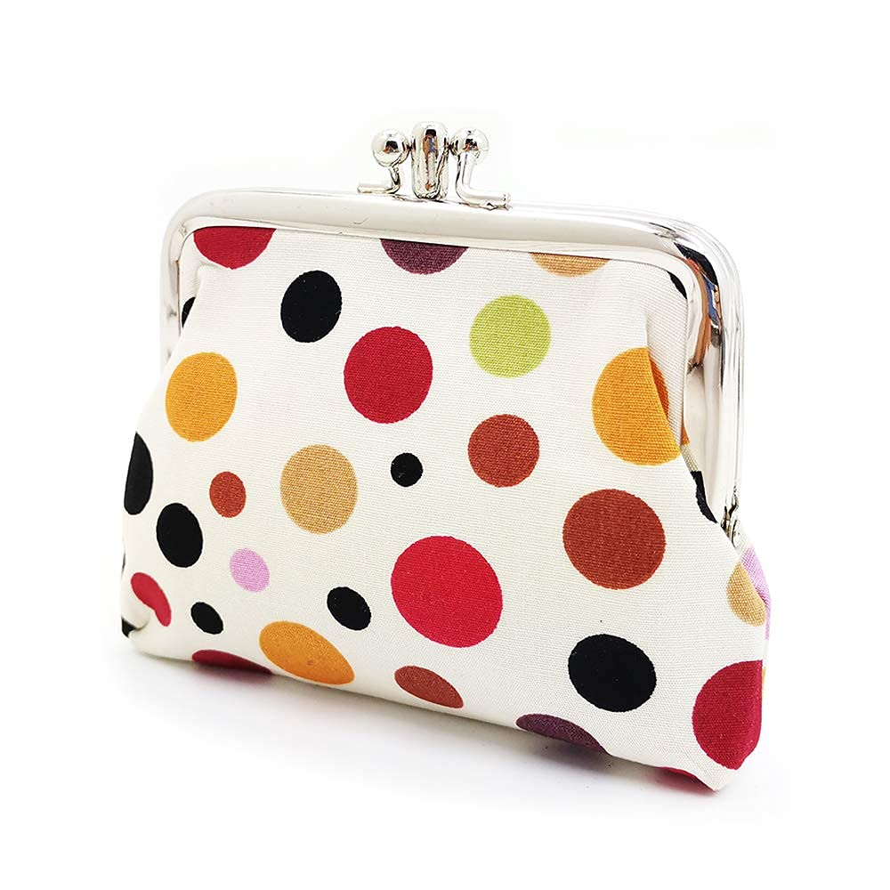Cute Buckle Coin Purses Vintage Pouch Kiss-lock Change Purse Wallets