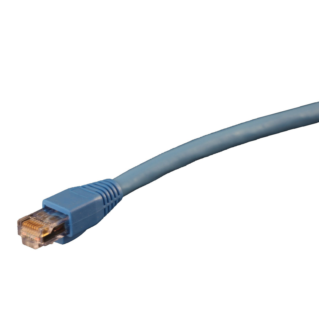 BJC Certified Cat 6A Patch Cable, Assembled in USA, with Test Report (Blue, 10 Foot)