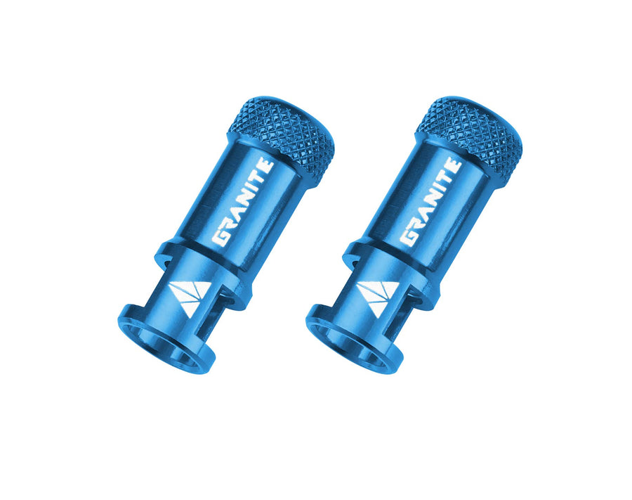 Juicy Nipple Valve Cap with Valve Core Removing Function, Easy to Use Bike Tire Caps Dust Covers, Durable Alloy Tire Valve Cap (Blue)