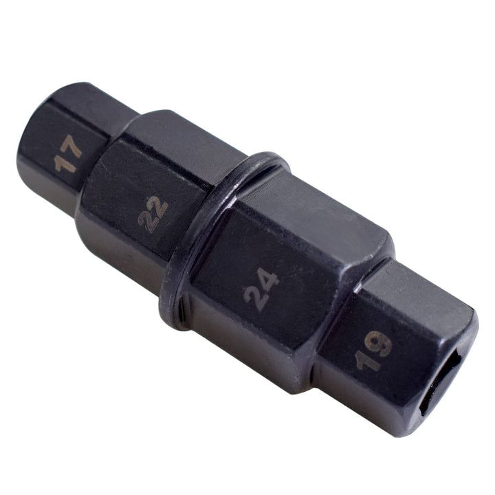 Motorcycle Front Rear Wheel Axle Hex Spindle Driver Socket Tool 17/19/22/24mm