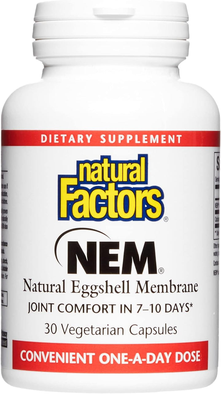 , NEM Natural Eggshell Membrane, Promotes Joint Comfort and Flexibility, 30 Capsules