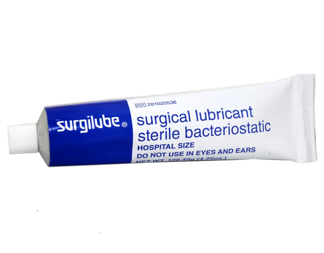 Surgilube Surgical Lubricant Sterile Bacteriostatic Jelly - 4.25 Ounces Each (Value Pack of 4)