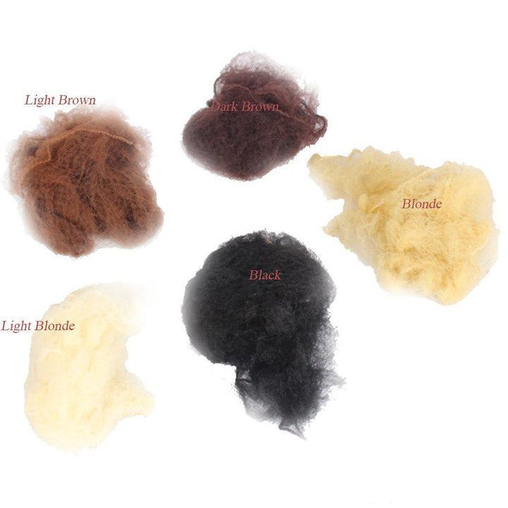 Pack of 20pcs Hair Nets Invisible Elastic Edge Mesh 50cm 20 Light Blonde