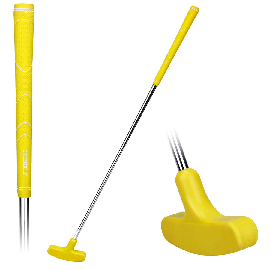 Mini Rubber Golf Putters (Yellow, 27inch)