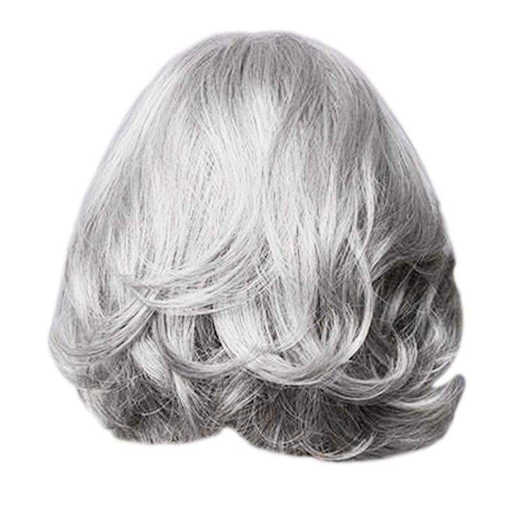 SOLUSTRE Short Curl Wave Hair Wig Fashion Haircut Wigs 