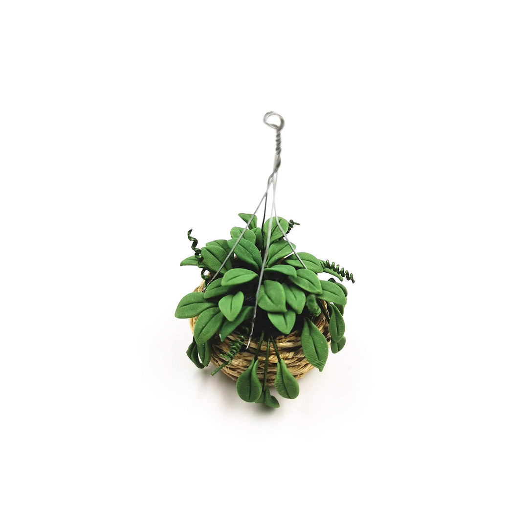 Miniature Dollhouse Plants Dollhouse Furniture and Accessories Hanging Plant Pot Model 1 12 Scale