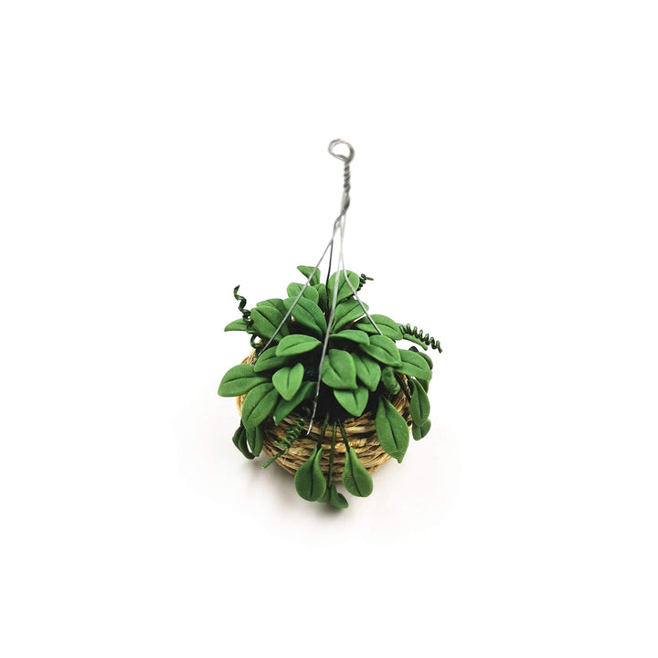 Miniature Dollhouse Plants Dollhouse Furniture and Accessories Hanging Plant Pot Model 1 12 Scale