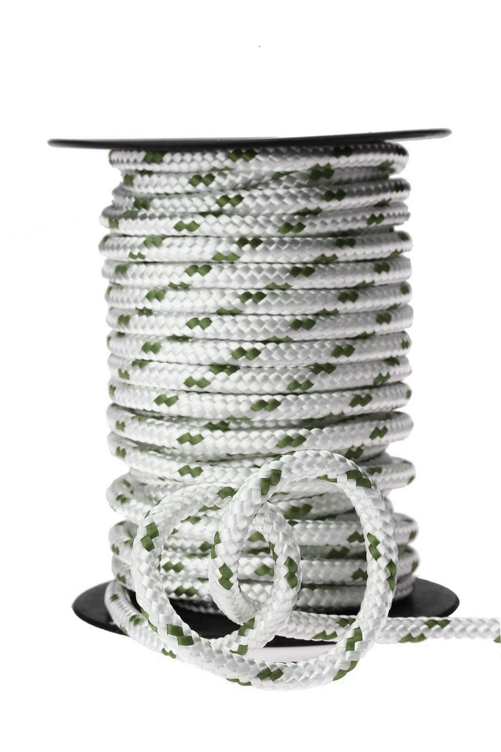 Premium Quality Double Braided Nylon Polyester Rope 6 MM (1/4 inch 60 ft) - Boat, Docking, Anchor - Heavy-Duty Extra Strength - Multi-Purpose, Sailing, Crafting, Camping, Marine - Made in Turkey