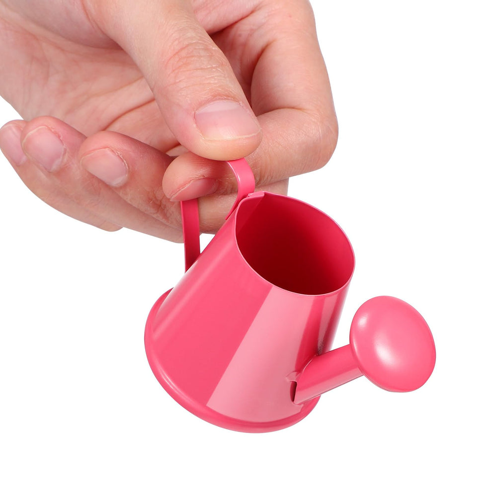Mini Metal Watering Can Decoration - 6pcs Small Waterin