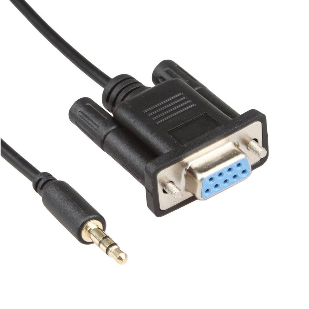 DB9Pin Female to DC3.5mm Serial Cable-6 Feet Black