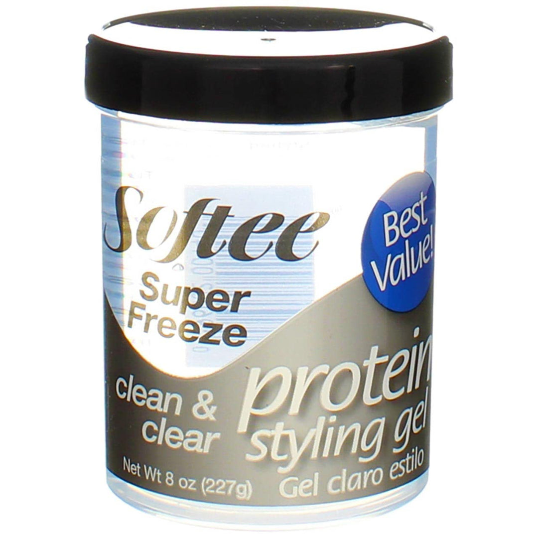 Protein Super Freeze Hair Styling Gel, 8 Ounce