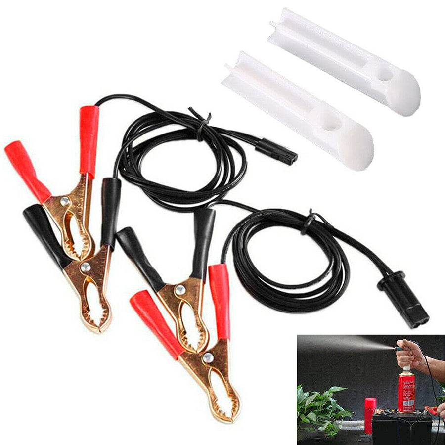 Flush Cleaner Adapter for Car Fuel Injector Tester Automotive Car Fuel Injector Nozzle Flush Cleaner Adapter DIY Cleaning Tool Kit Set for 12V 24V Auto Motorcycle EV ATV Boat