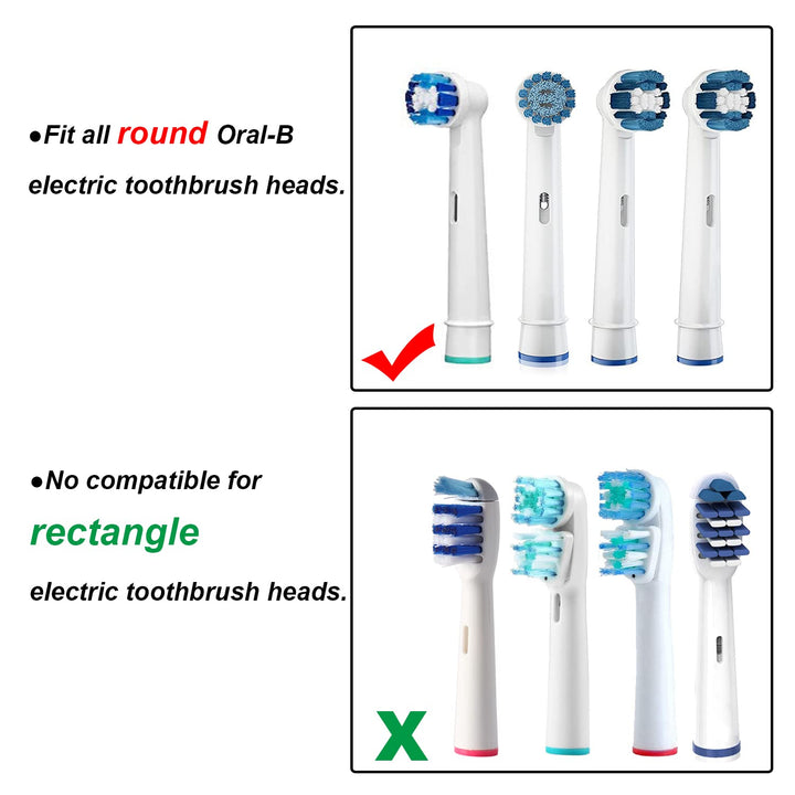LazyMe Plastic Toothbrush Holder For Oral-B Brush Prote