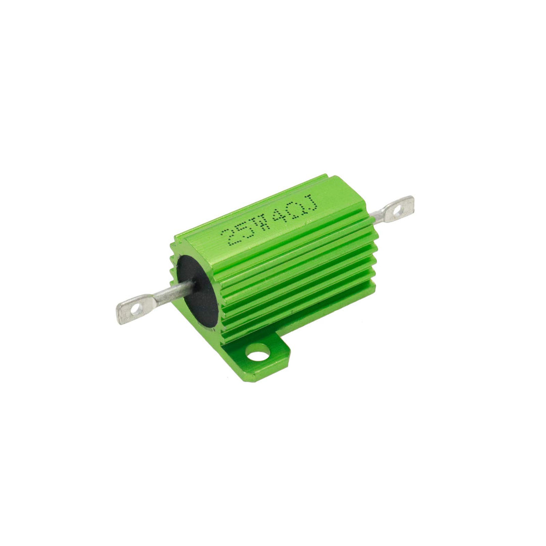 2 Pcs Aluminum Shell Wirewound Resistors, 25W 4 Ohm