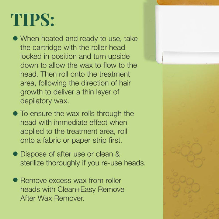 Clean Plus Easy Small Face Roller Head, 3 Count