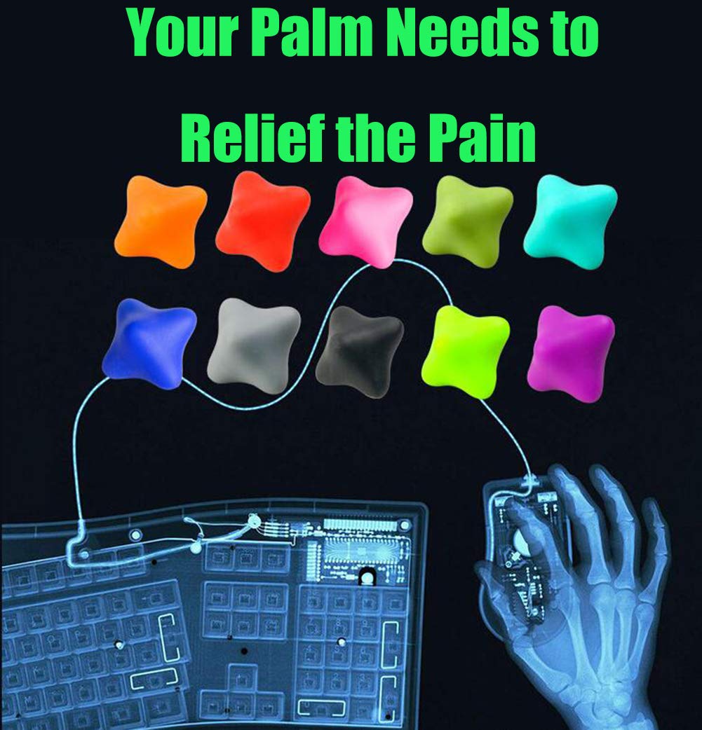 Hand Massage Exercise Therapy Balls-Deep Tissue Trigger