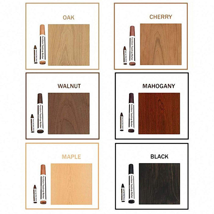 Akanbou Furniture Repair System Touch Up Markers- 12Pc 