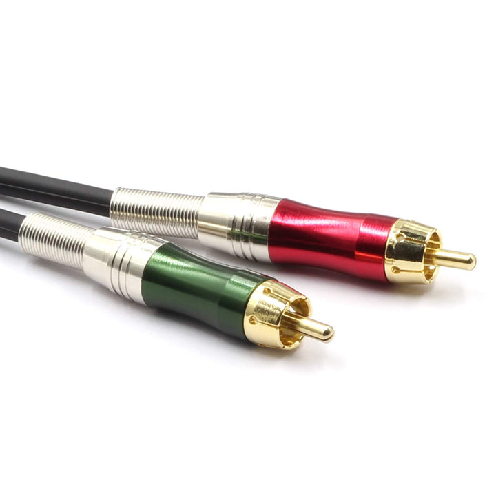 SiYear XLR Male to 2 x Phono RCA Plug Adapter Y Splitte