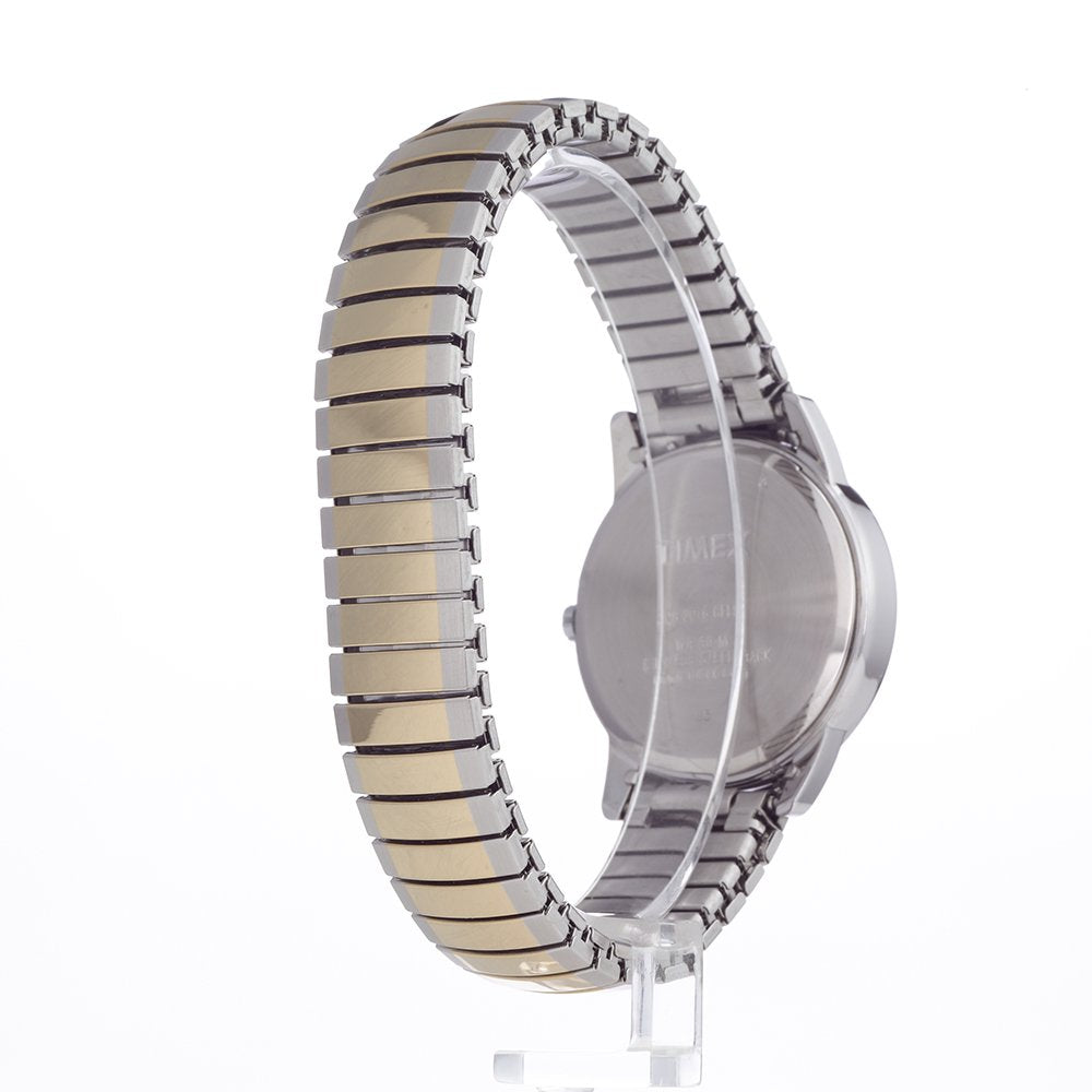Men&#39;s Easy Reader 35mm Watch – Two-Tone Case White Dial with Two-Tone Tapered Expansion Band