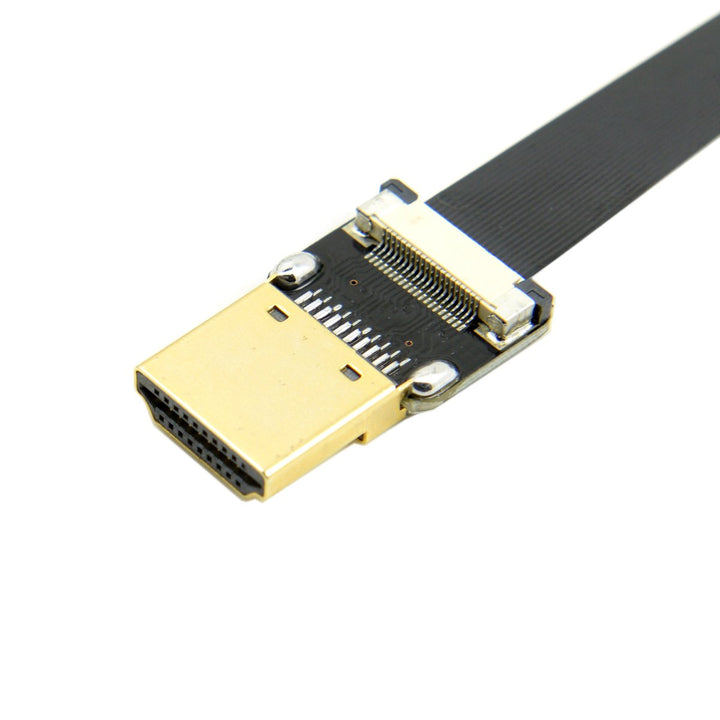 chenyang CY 20cm FPV HDMI Male to 90 Degree Down Angled