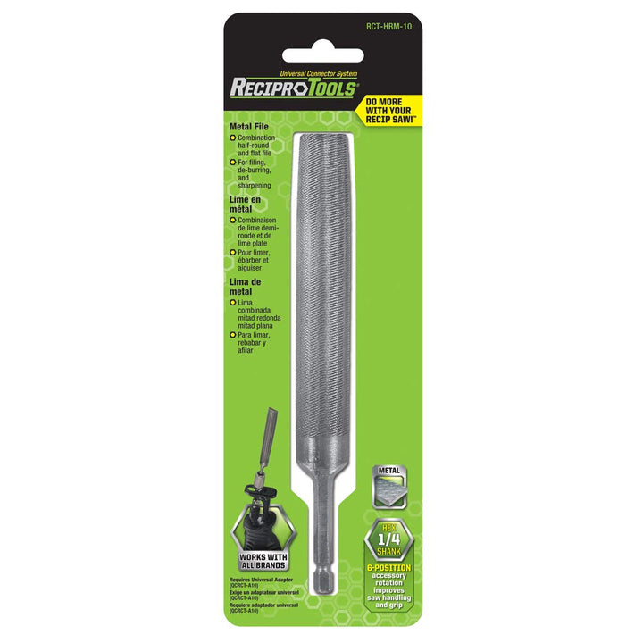 RCT-HRM-10 Half Round File Metal Use Accessory Attachment,Gray,Small