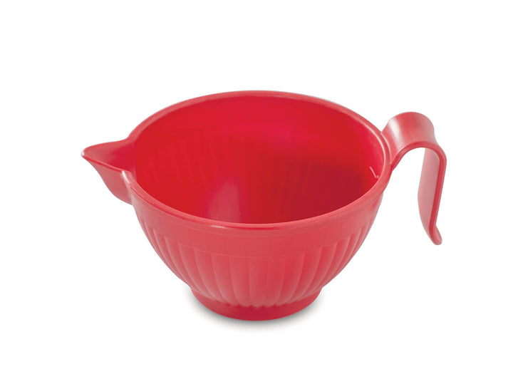 Micro Plastic Mix &amp; Melt Bowl, 3-Cup, Red