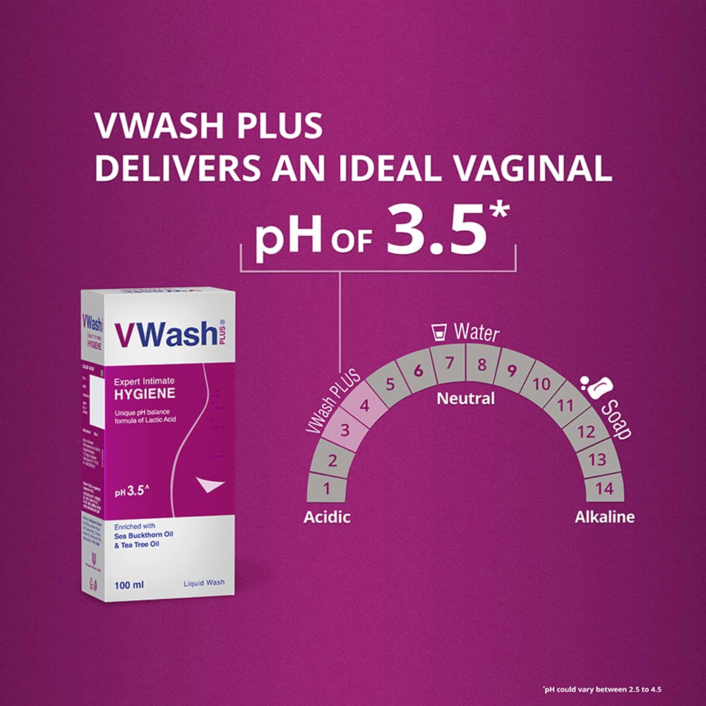 VWash Plus Expert Intimate Hygiene, 100ml, Hygiene Wash